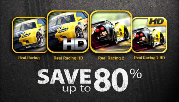 real racing sale header Real Racing Sale: Time To Start Racing!